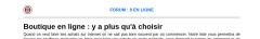 Détails : Boutiques en ligne : comparer les meilleures