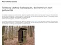 Détails : Cabane toilette de jardin en bois